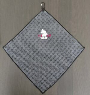 Team Effort Disney Mickey Mouse 1928 Golf Towel 15x15 Gray Microfiber New